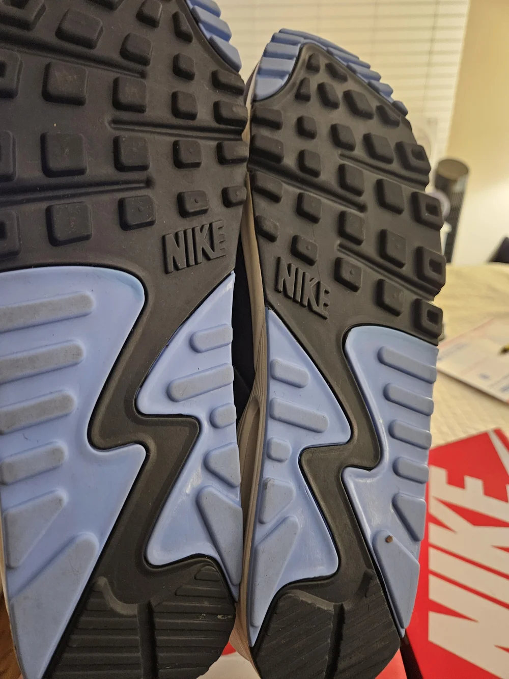 Nike Air Max Men’s Sneakers in Light Blue and Gray